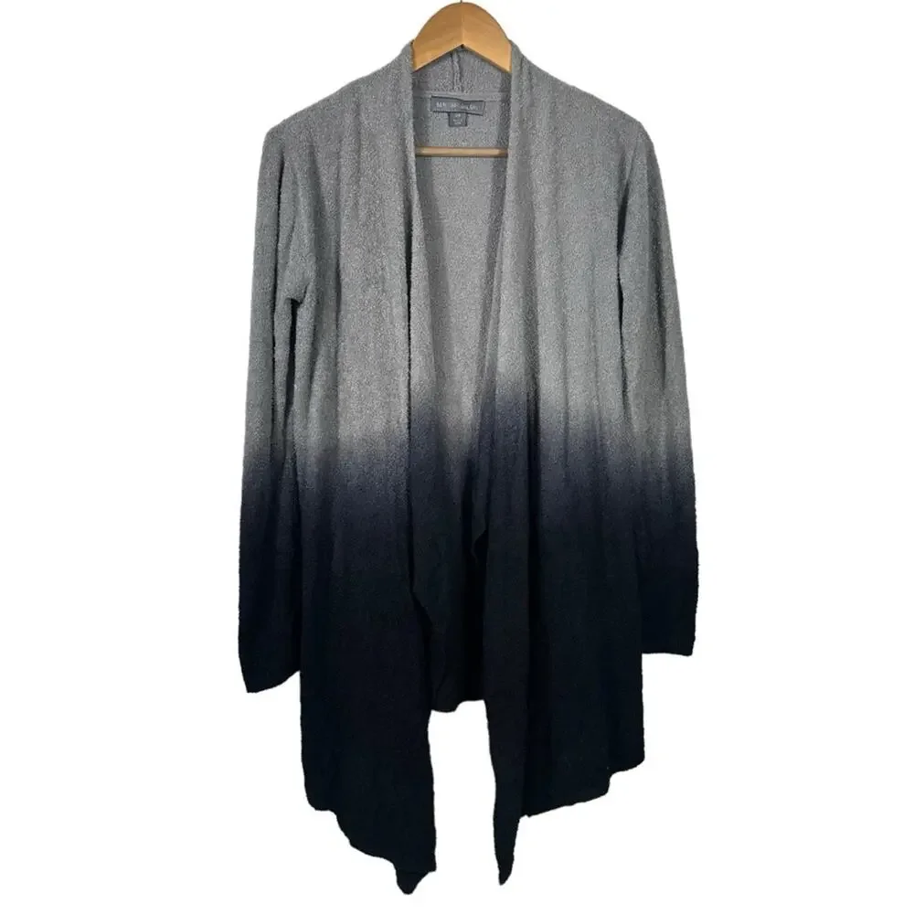 Barefoot Dreams Ombre Asymmetrical Cardigan Size Small - Picture 4 of 12